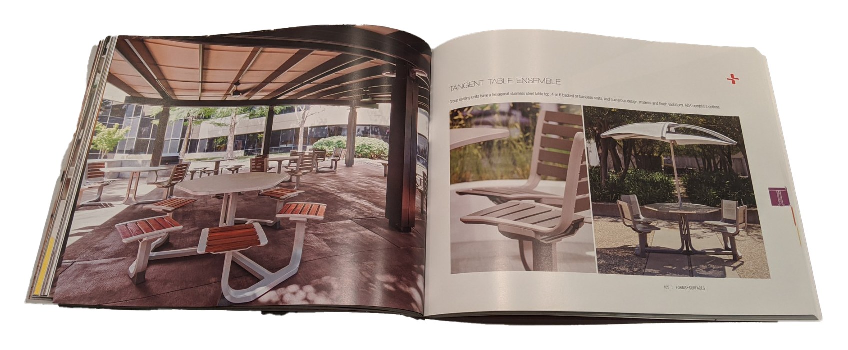 Outdoor product catalog printed and bound for Forms + Surfaces