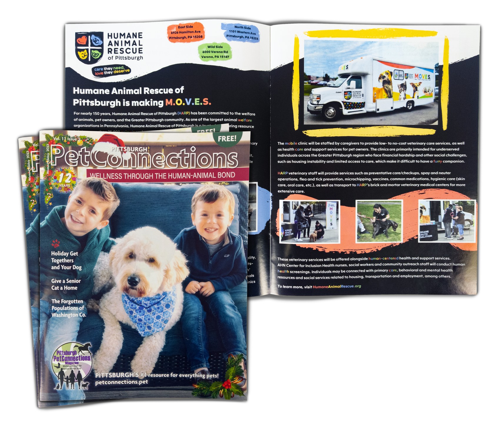 Quarterly magazine printed and bound for PetConnections