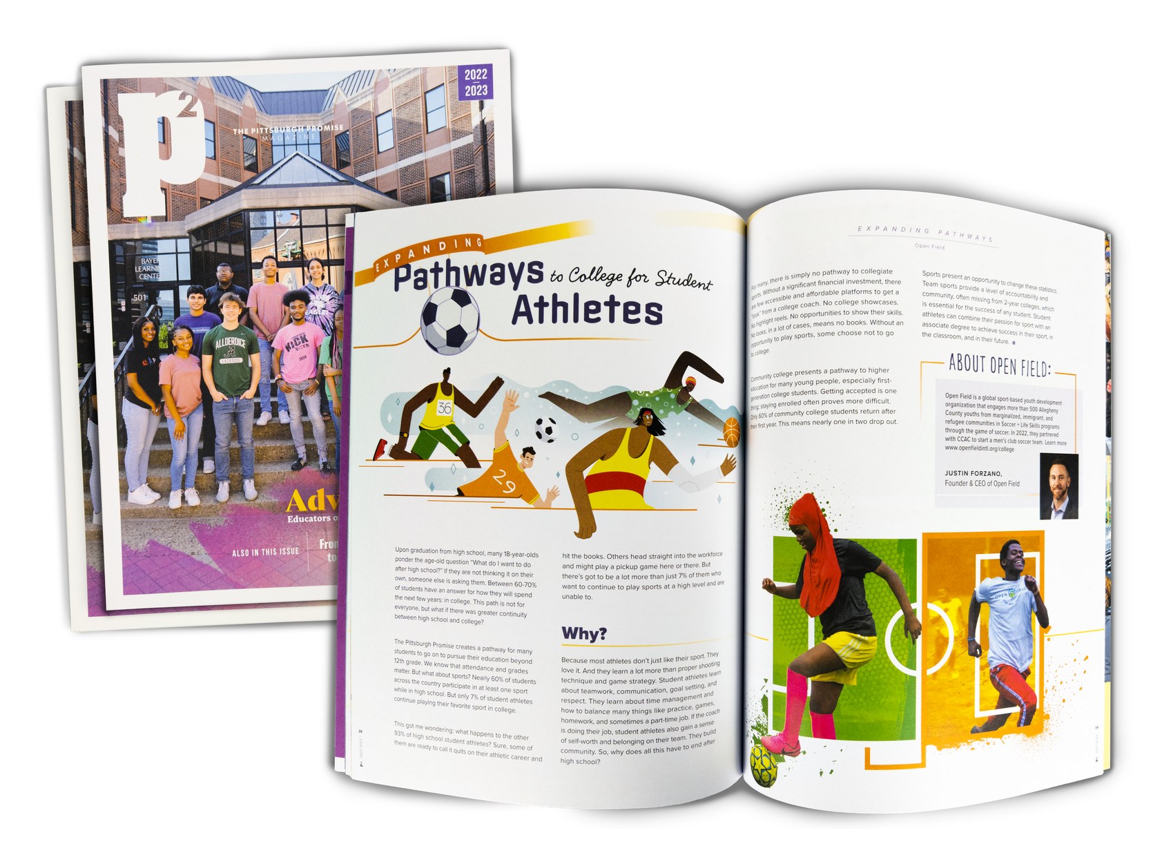 Fall magazine printed for The Pittsburgh Promise