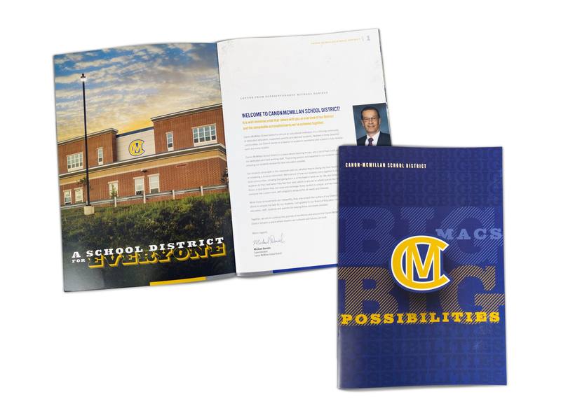 Canon – McMillan School District Saddle Stitched Booklet