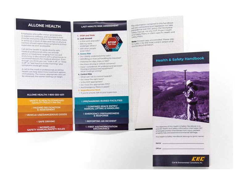 Civil & Environmental Consultants, Inc.  Health and Safety Handbook
