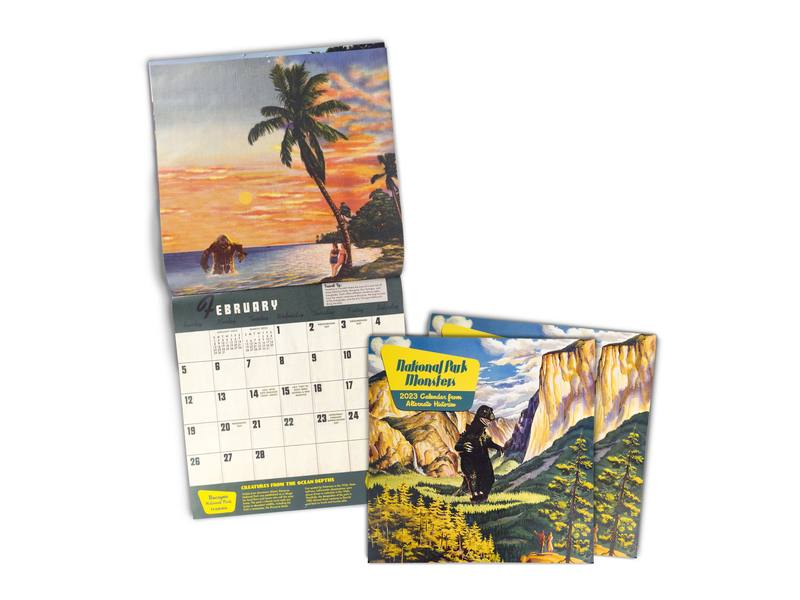 Alternate Histories National Park Monsters 2023 Calendar