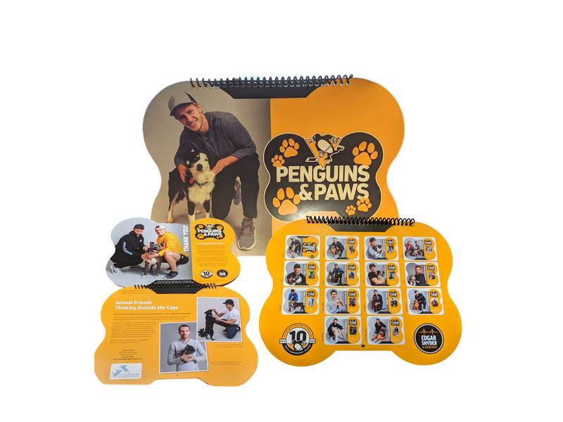 Pittsburgh Penguins Foundation Dog Bone Calendar