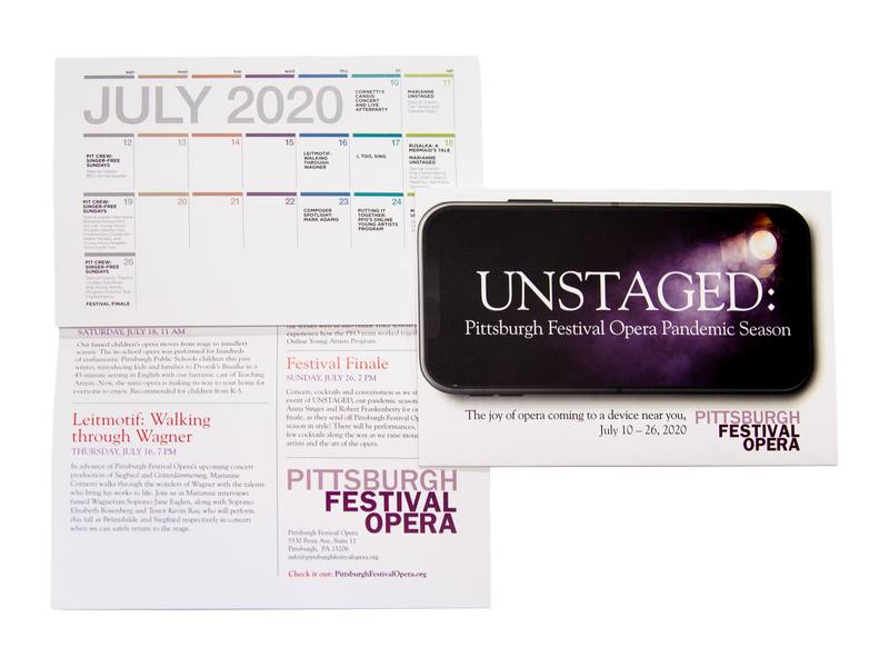 Pittsburgh Festival Opera Pandemic Season Trifold