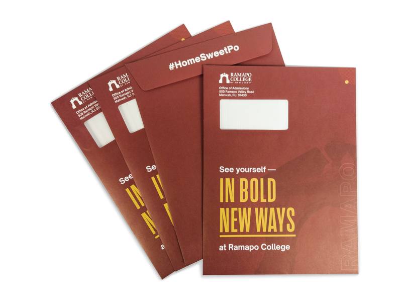 Ramapo College of New Jersey Custom 9×12 Catalog Envelope