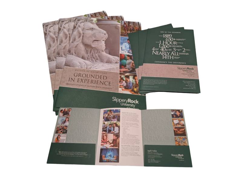 Slippery Rock University Graduate Studies Pocket Folder